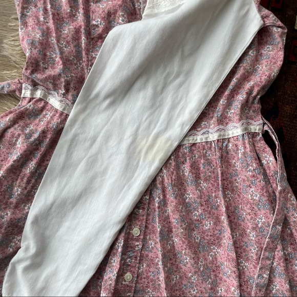 Vintage Gunne Sax Renaissance Puff Sleeve Prairie Dress - Picture 6 of 9